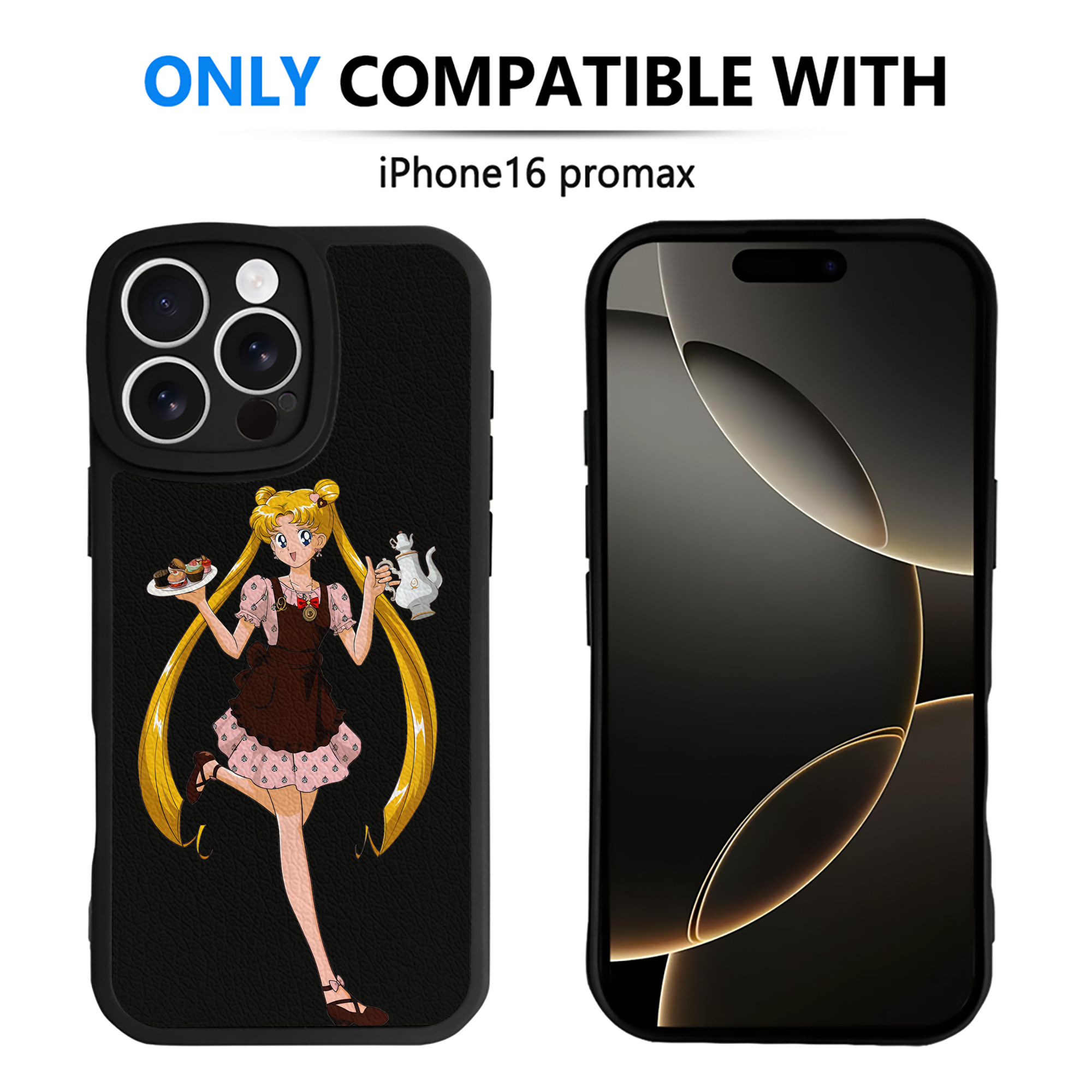 （画像用） 美少女戦士セーラームーン 愛野 美奈子 あいの みなこ Sailor Moon Aino Minako 【iPhone 16シリーズ対応】シリコンスマホケース（レザー調） 材質：シリコン